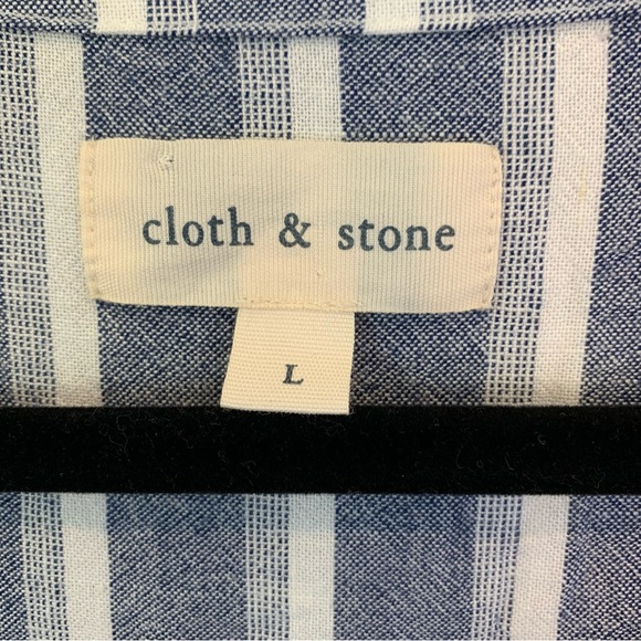 Cloth & Stone Shorts Romper Linen Blend Size Large - Picture 6 of 9